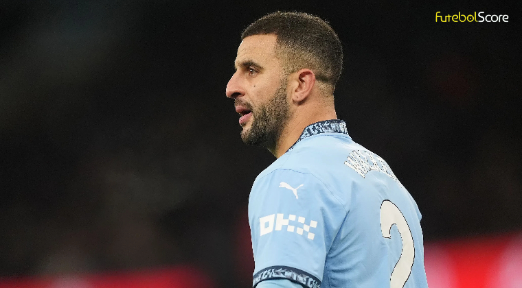 Kyle Walker, jogador do Manchester City, rejeitou uma proposta choruda da Arábia Saudita
